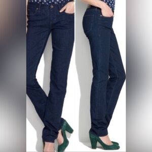 Madewell Rail Strait Dark Wash Jeans